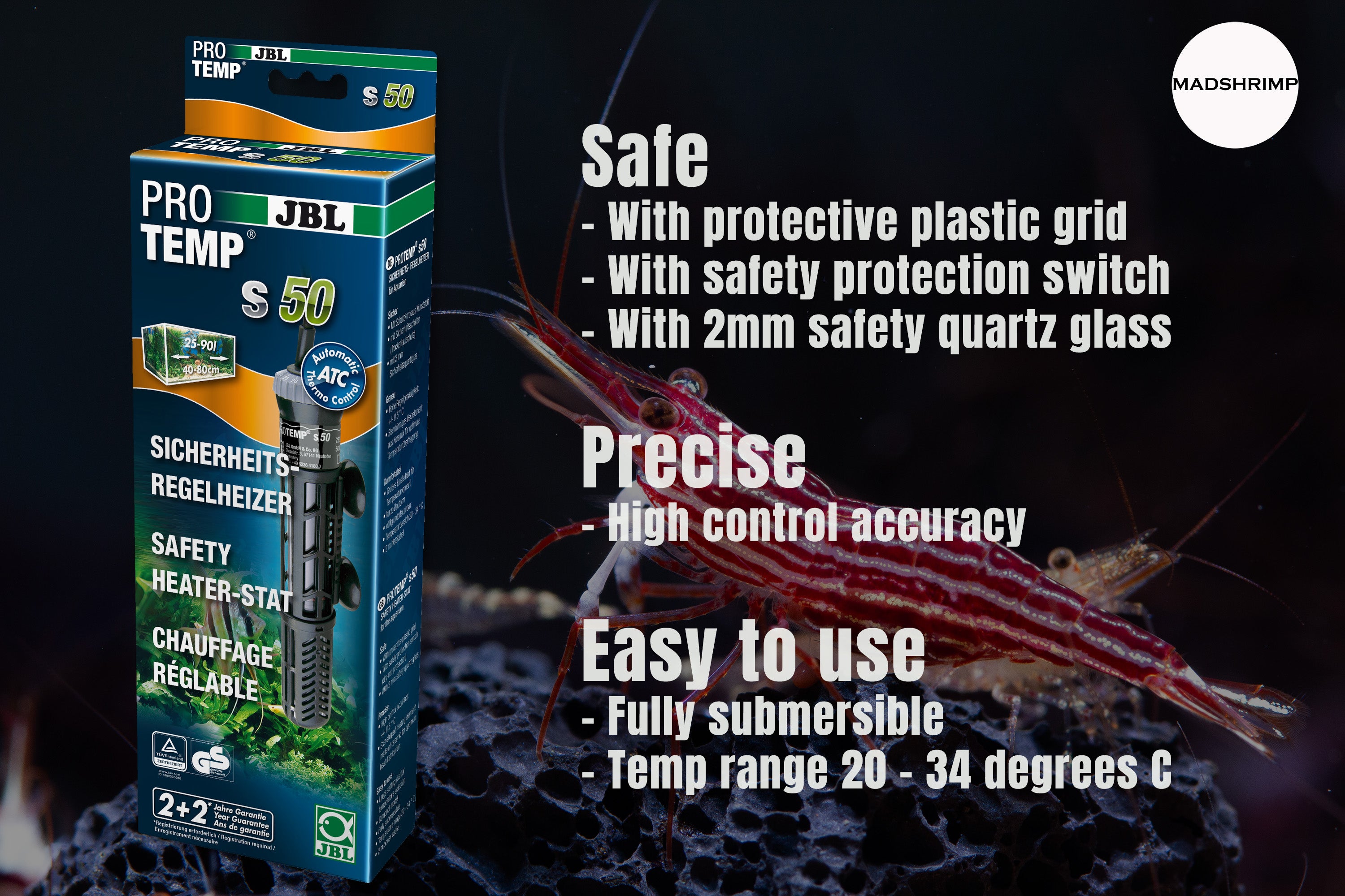 JBL ProTemp S aquarium heater